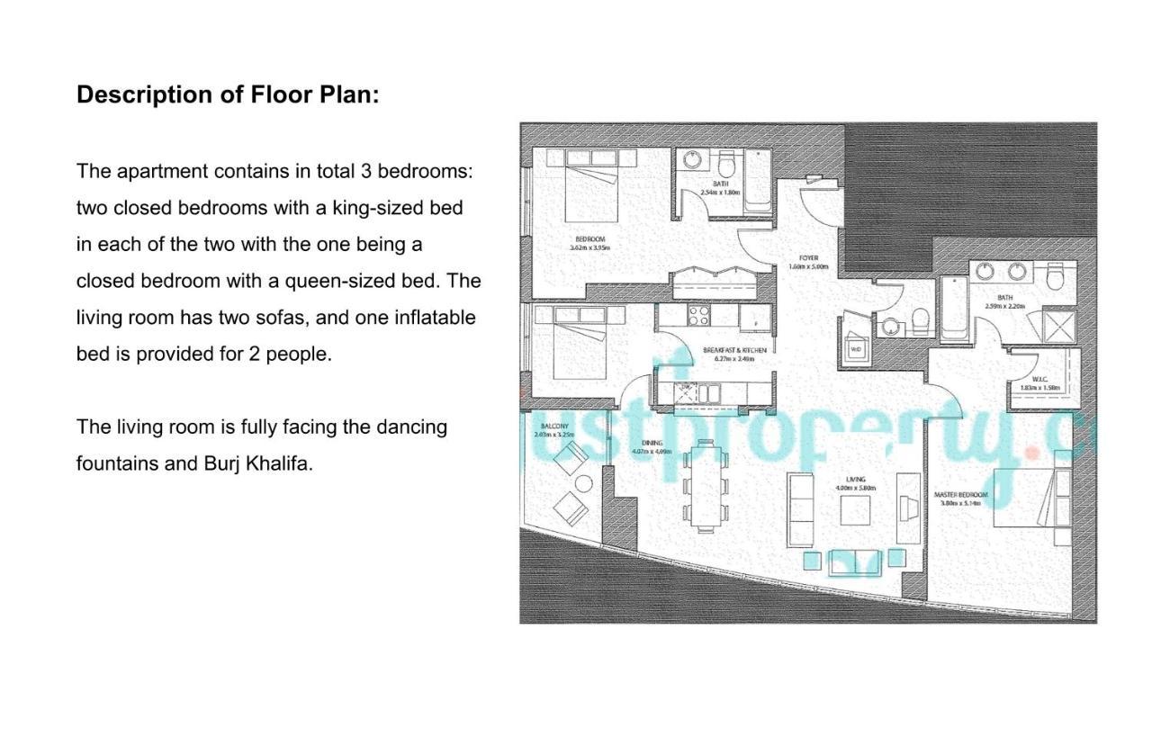 Elite Royal Apartment - Full Burj Khalifa And Fountain View - The Royal Dubai Exterior foto